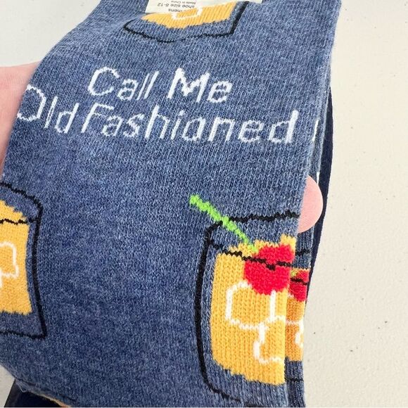 NWT Panama Jack Call Me Old Fashion Whiskey Bourbon Novelty Socks 8-12 - Picture 3 of 6